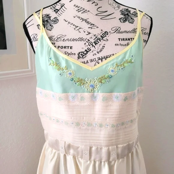 90s Vintage Spenser Jeremy Silk Party Dress NWT Deadstock - Picture 2 of 14